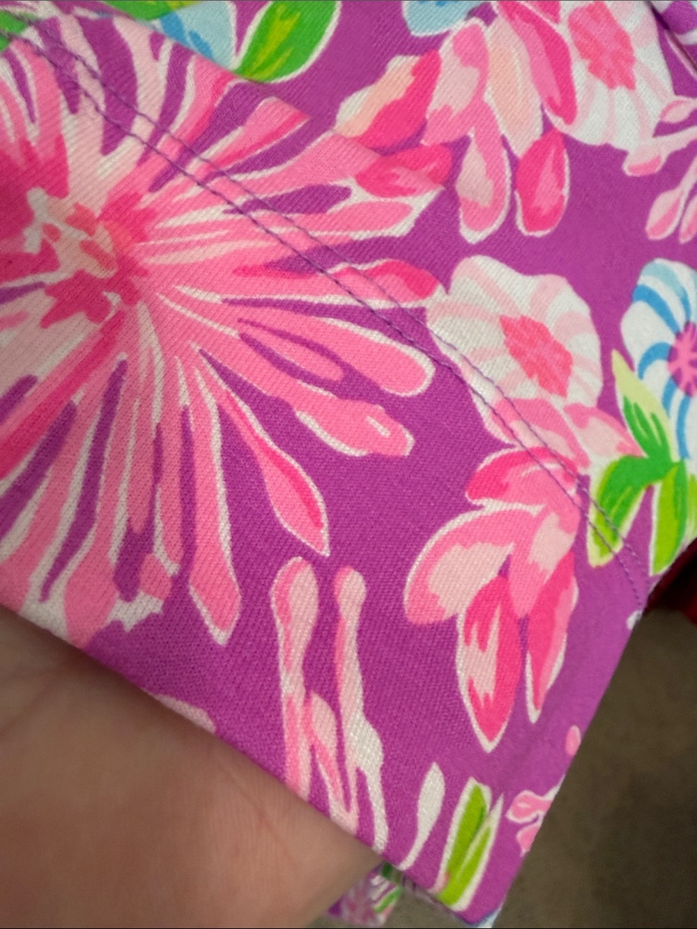 T2)Lilly Pulitzer ❤️🩷Pink Floral Long-Sleeve Shift Dress - Picture 10 of 12
